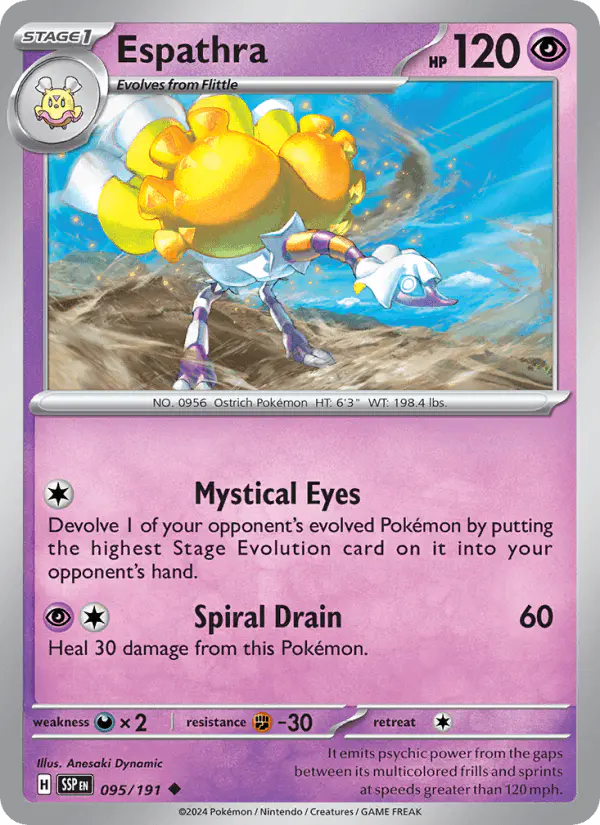 Carta Espathra 095/191 de Surging Sparks