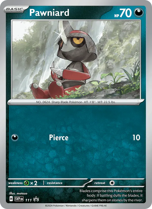 Carta Pawniard #111 de SVP Black Star Promos