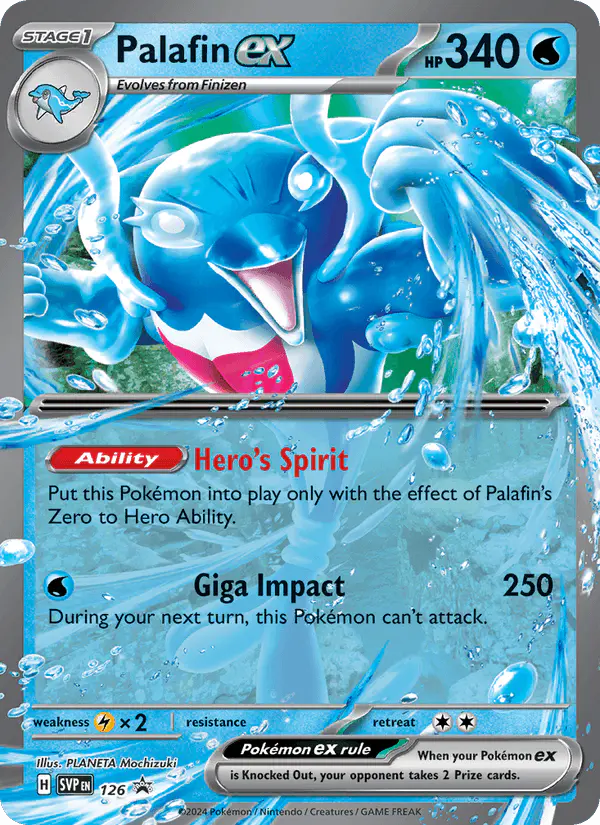 Carta Palafin ex #126 de SVP Black Star Promos