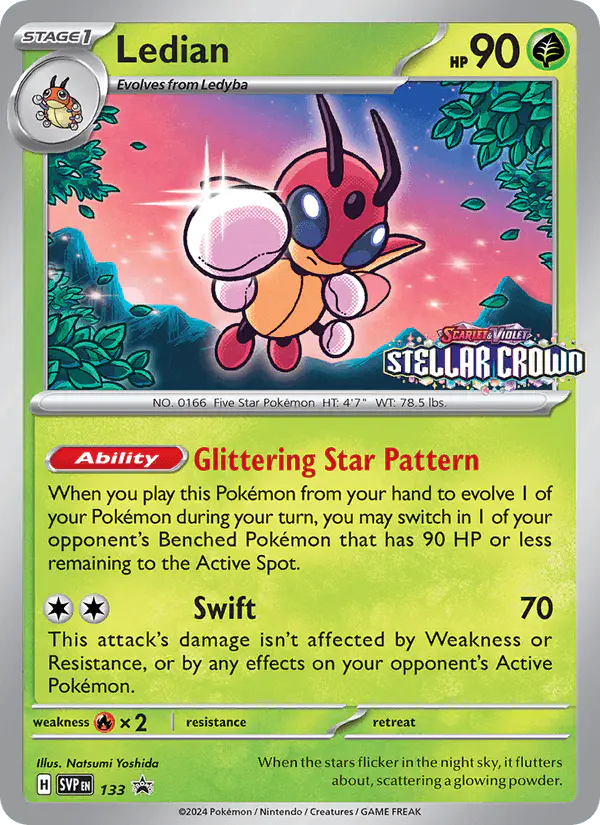 Carta Ledian #133 de SVP Black Star Promos