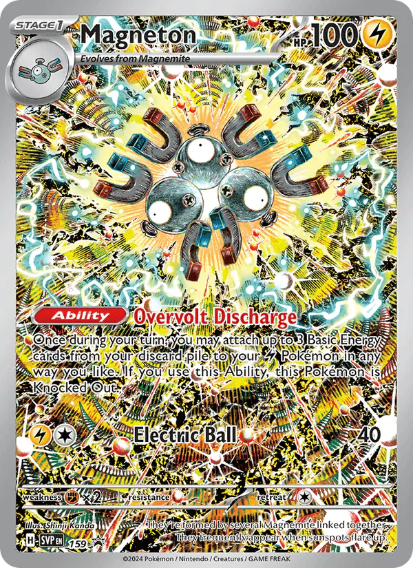 Carta Magneton #159 de SVP Black Star Promos