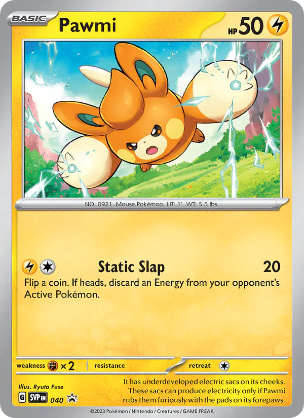 Carta Pawmi #40 de SVP Black Star Promos