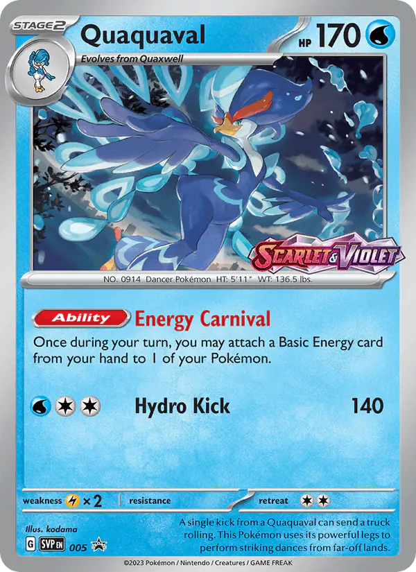 Carta Quaquaval #5 de SVP Black Star Promos