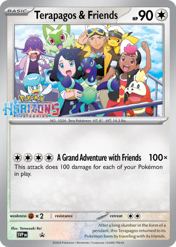 Carta Terapagos & Friends #500 de SVP Black Star Promos