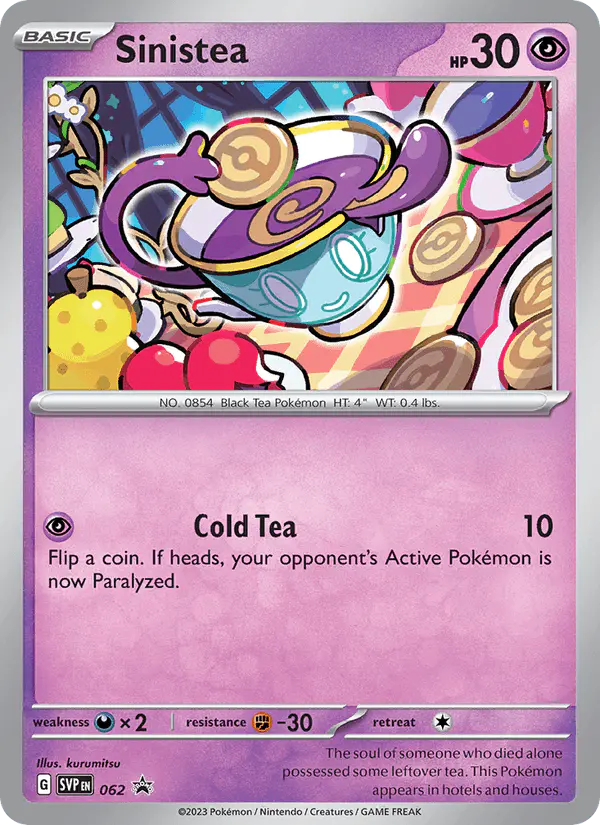 Carta Sinistea #62 de SVP Black Star Promos