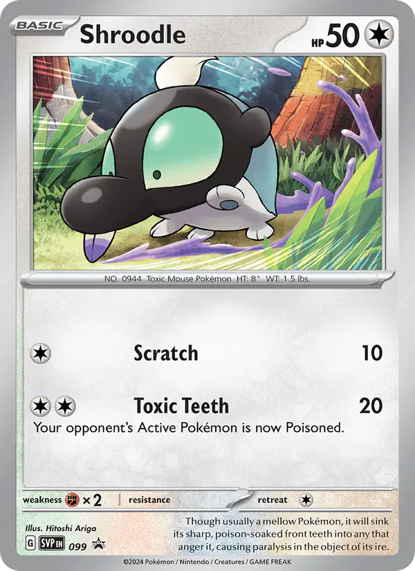 Carta Shroodle #99 de SVP Black Star Promos