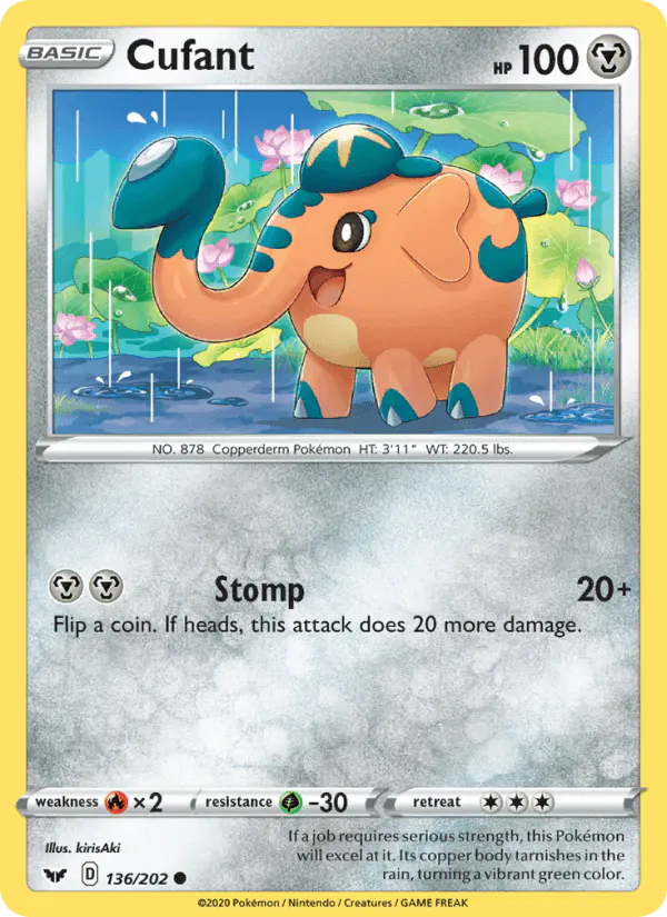 Carta Cufant 136/202 de Sword & Shield