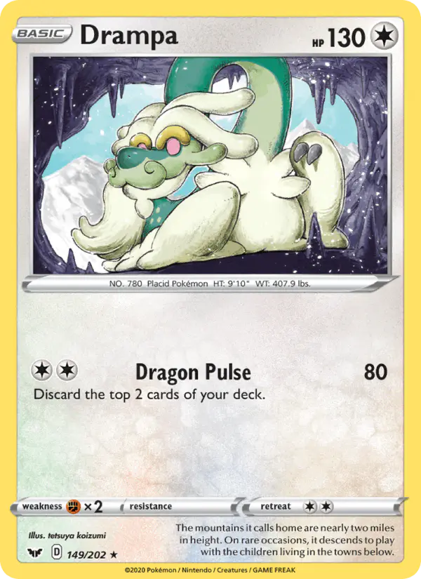 Carta Drampa 149/202 de Sword & Shield