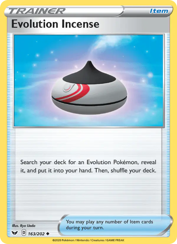 Carta Evolution Incense 163/202 de Sword & Shield