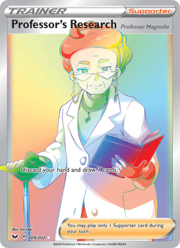Carta Professor's Research (Professor Magnolia) 209/202 de Sword & Shield