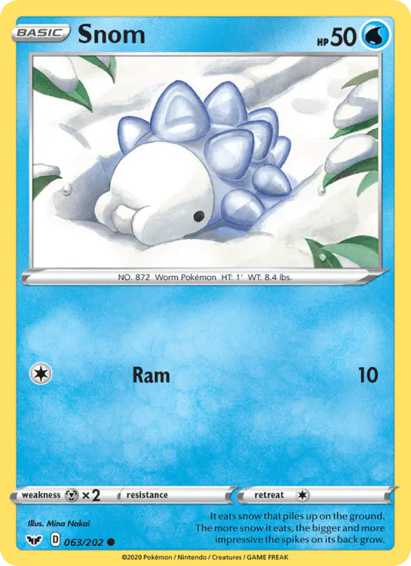 Carta Snom 063/202 de Sword & Shield