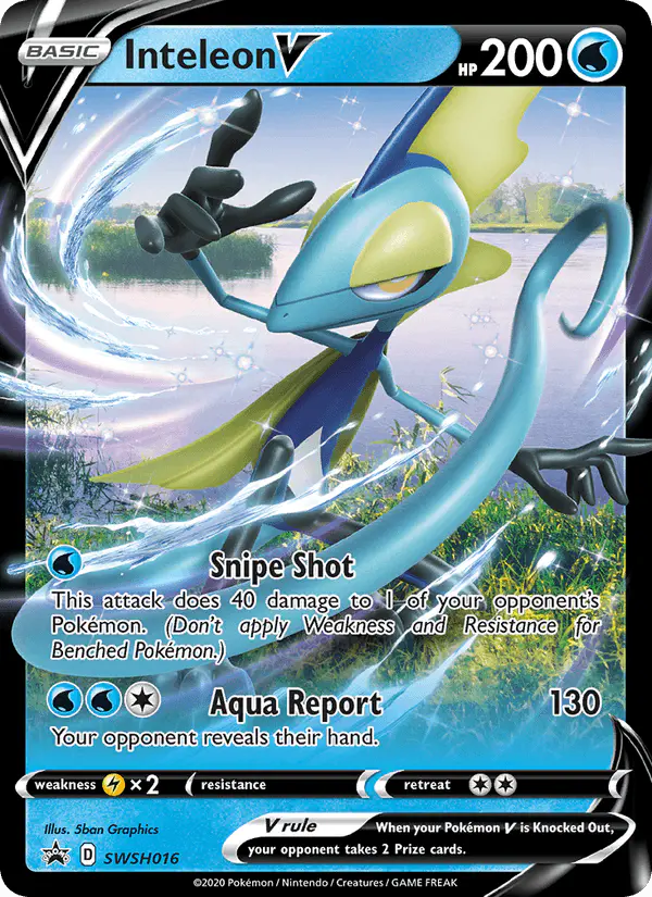 Carta Inteleon V SWSH016 de SWSH Black Star Promos