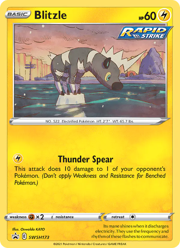 Carta Blitzle SWSH173 de SWSH Black Star Promos