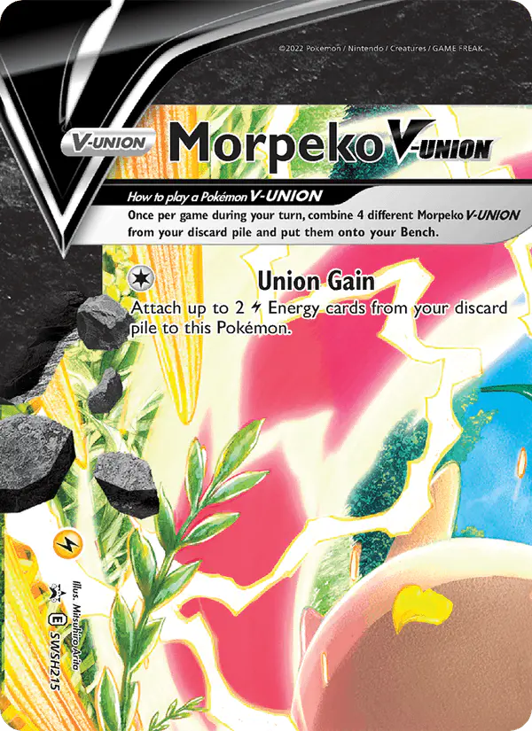 Carta Morpeko V-UNION SWSH215 de SWSH Black Star Promos