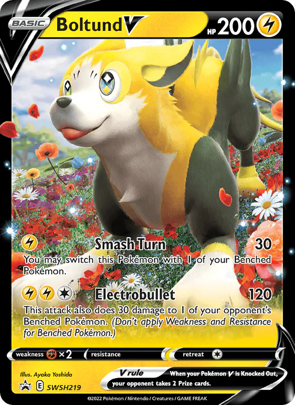 Carta Boltund V SWSH219 de SWSH Black Star Promos