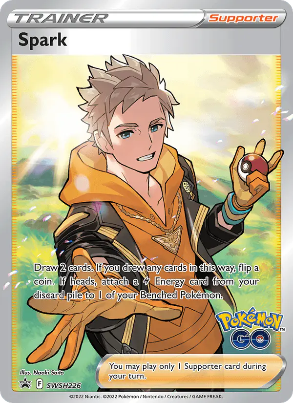 Carta Spark SWSH226 de SWSH Black Star Promos