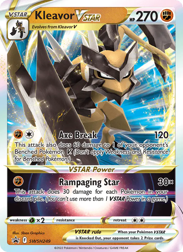 Carta Kleavor VSTAR SWSH249 de SWSH Black Star Promos