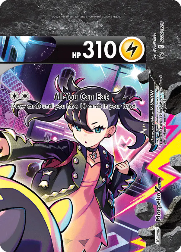Carta Morpeko V-UNION SWSH288 de SWSH Black Star Promos