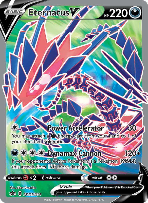 Carta Eternatus V SWSH044 de SWSH Black Star Promos