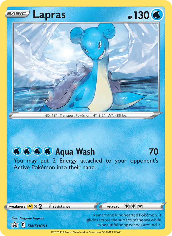 Carta Lapras SWSH051 de SWSH Black Star Promos