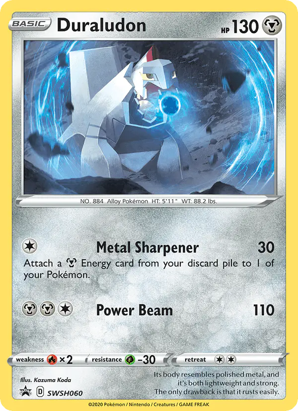 Carta Duraludon SWSH060 de SWSH Black Star Promos