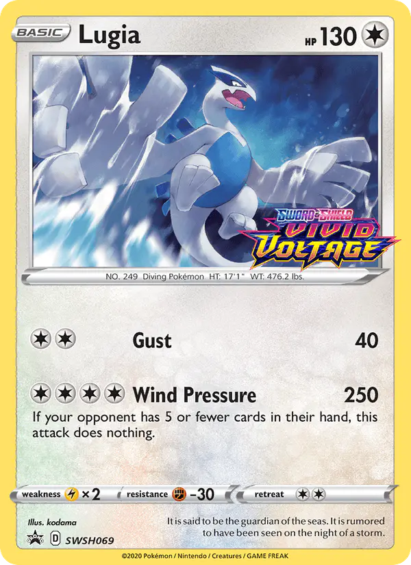Carta Lugia SWSH069 de SWSH Black Star Promos
