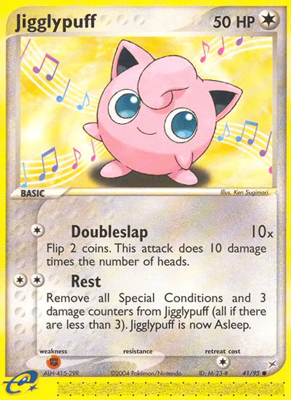 Carta Jigglypuff 41/95 de Team Magma vs Team Aqua