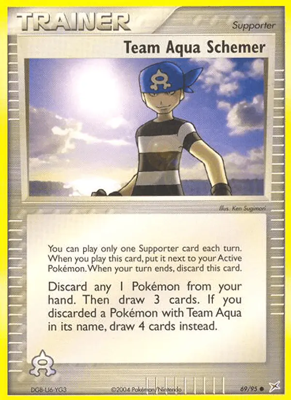 Carta Team Aqua Schemer 69/95 de Team Magma vs Team Aqua