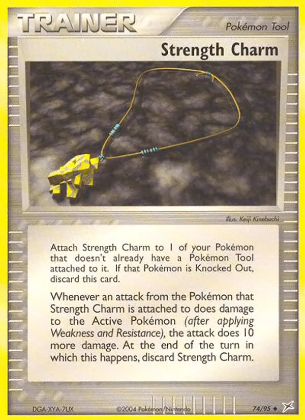 Carta Strength Charm 74/95 de Team Magma vs Team Aqua