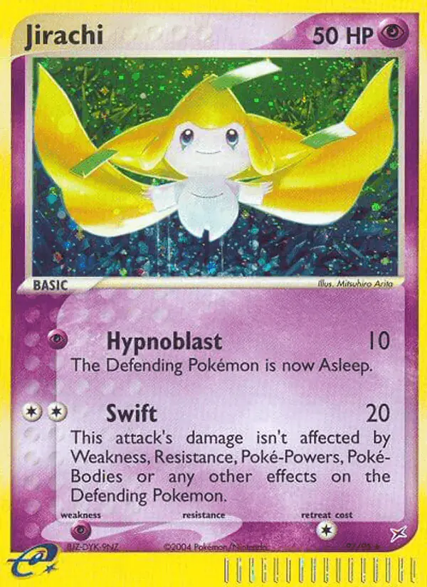 Carta Jirachi 97/95 de Team Magma vs Team Aqua