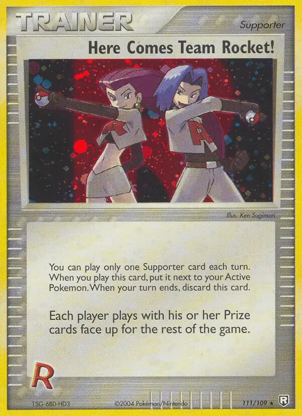 Carta Here Comes Team Rocket! 111/109 de Team Rocket Returns