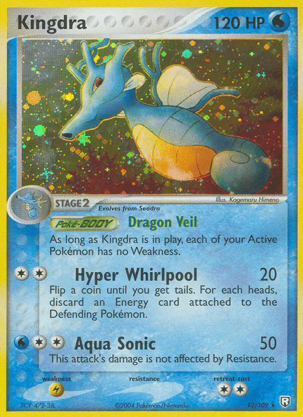 Carta Kingdra 12/109 de Team Rocket Returns