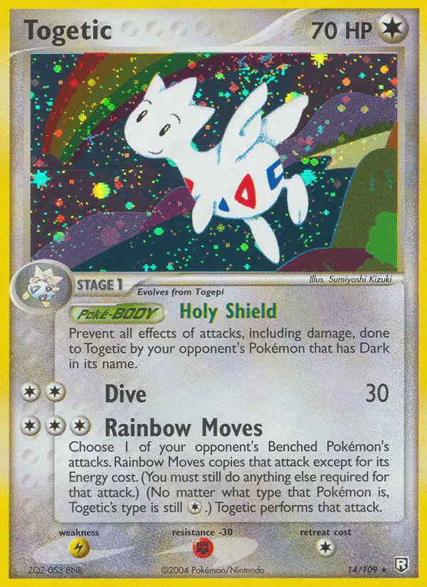 Carta Togetic 14/109 de Team Rocket Returns