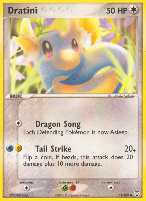 Carta Dratini 53/109 de Team Rocket Returns