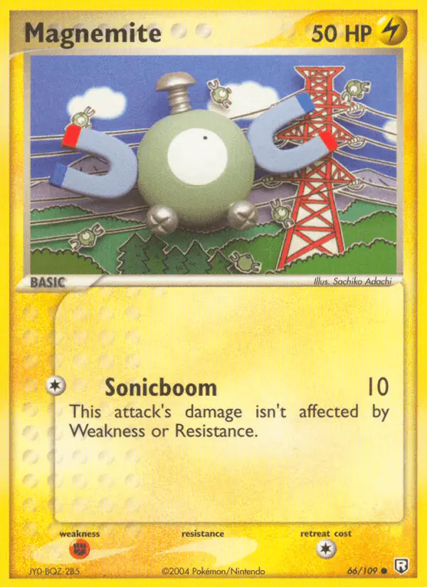 Carta Magnemite 66/109 de Team Rocket Returns