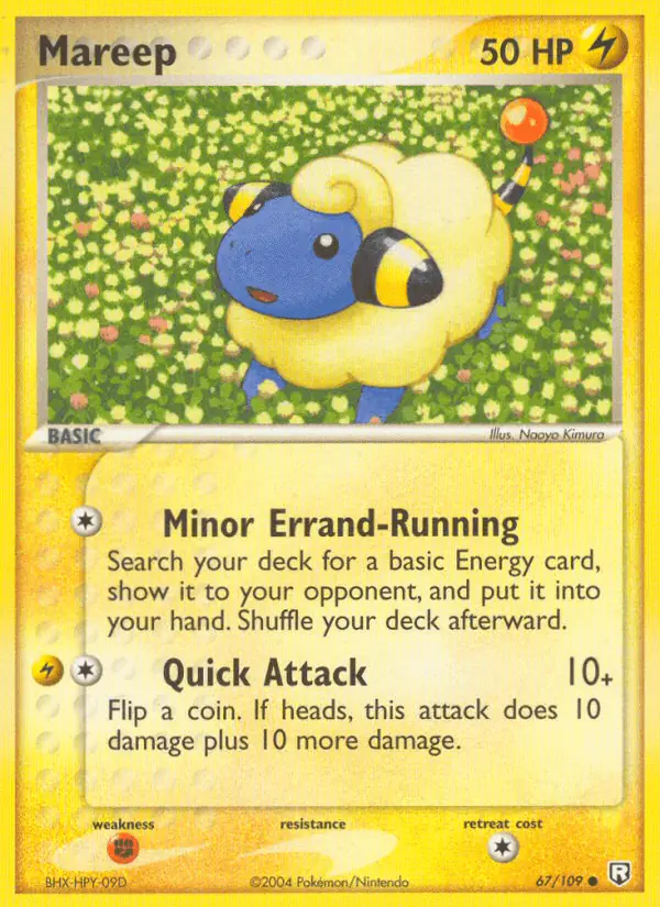 Carta Mareep 67/109 de Team Rocket Returns