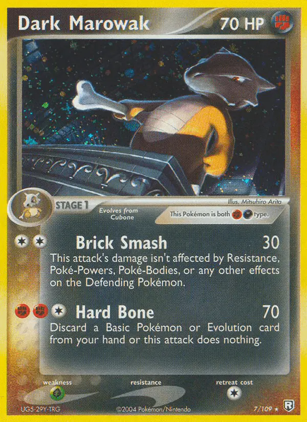 Carta Dark Marowak 7/109 de Team Rocket Returns