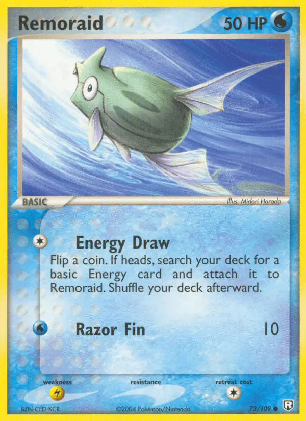 Carta Remoraid 73/109 de Team Rocket Returns