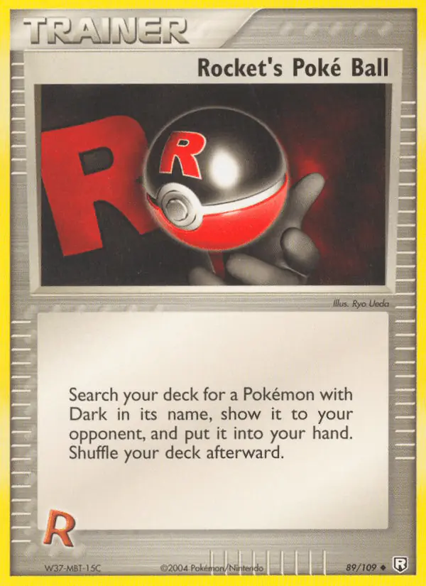 Carta Rocket's Poké Ball 89/109 de Team Rocket Returns