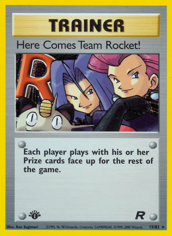 Carta Here Comes Team Rocket! 15/82 de Team Rocket
