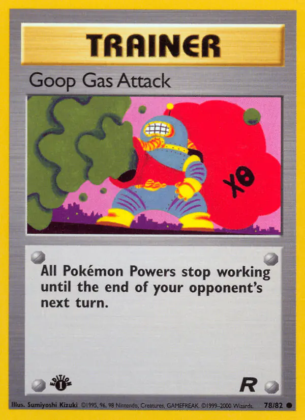 Carta Goop Gas Attack 78/82 de Team Rocket