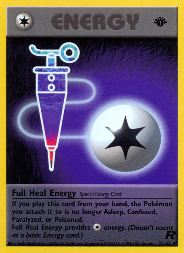 Carta Full Heal Energy 81/82 de Team Rocket