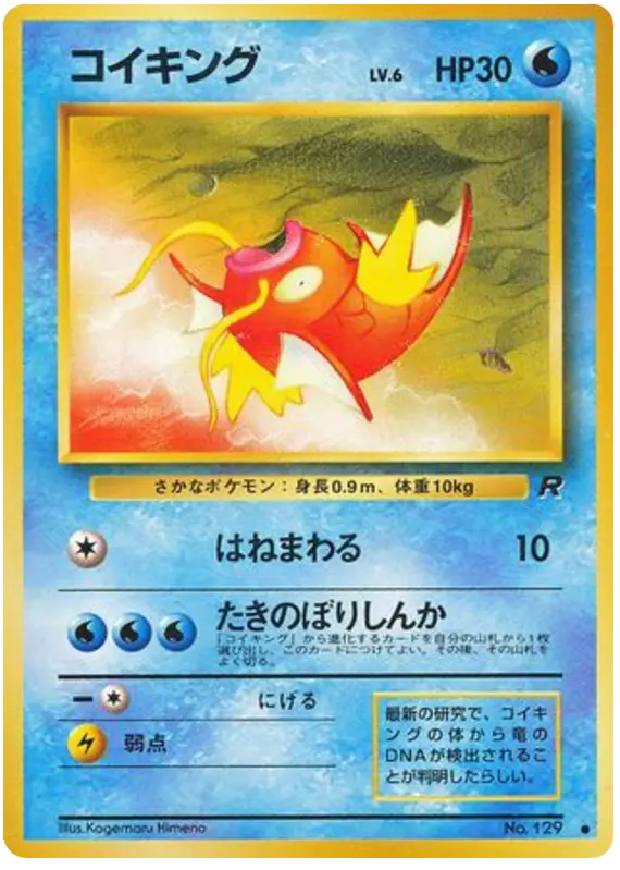 Carta コイキング 20/65 de ロケット団