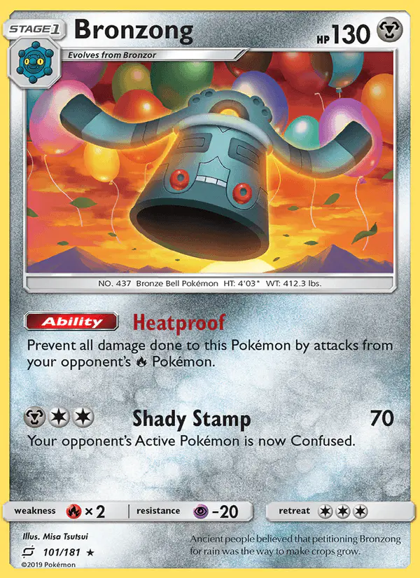 Carta Bronzong 101/181 de Team Up