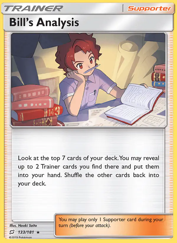 Carta Bill’s Analysis 133/181 de Team Up