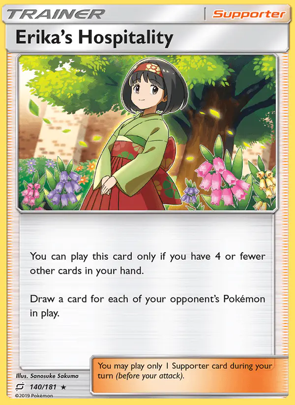 Carta Erika’s Hospitality 140/181 de Team Up