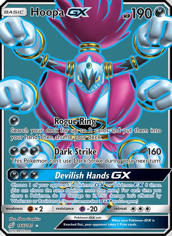 Carta Hoopa GX 166/181 de Team Up