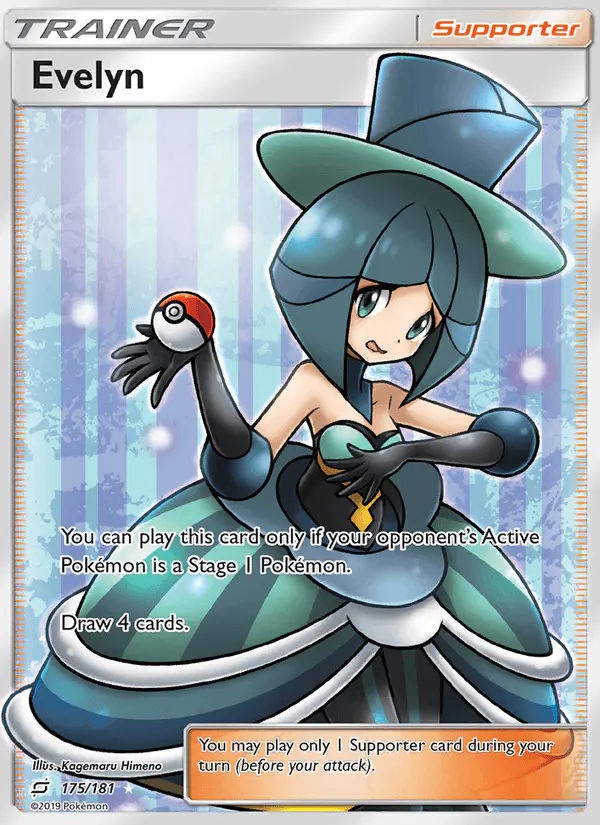 Carta Evelyn 175/181 de Team Up