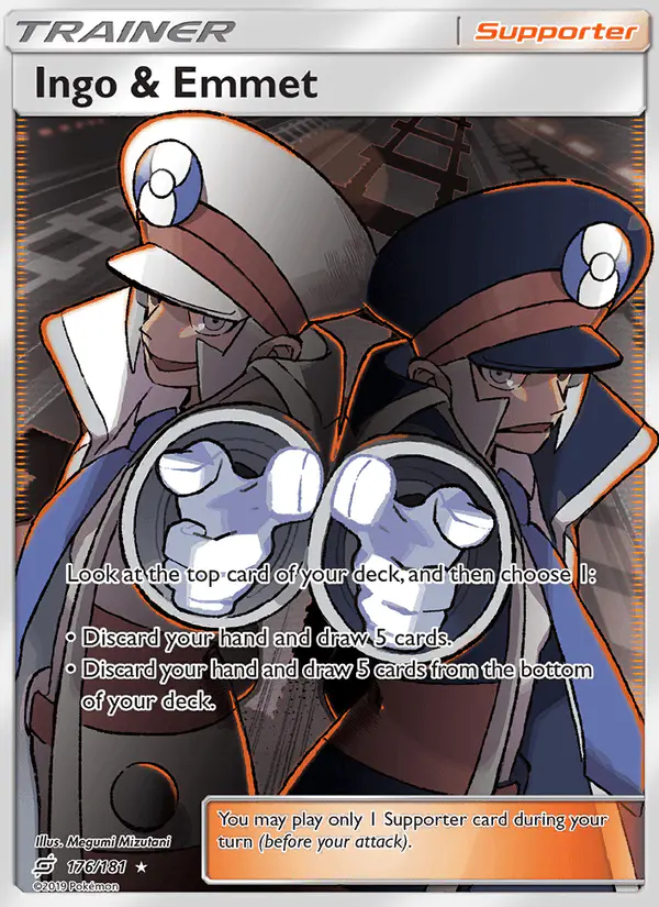 Carta Ingo & Emmet 176/181 de Team Up