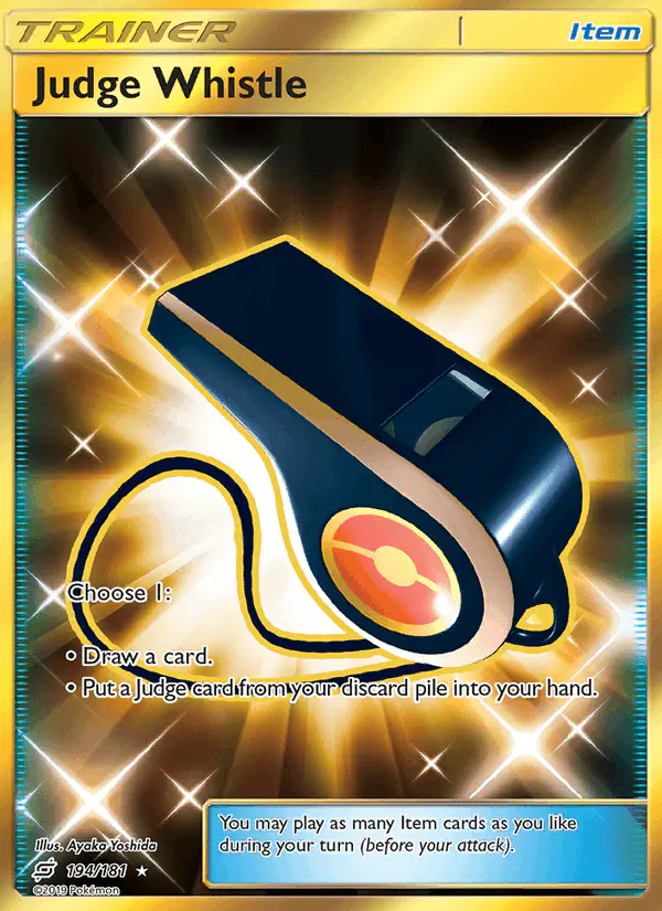 Carta Judge Whistle 194/181 de Team Up